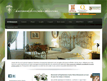 Tablet Screenshot of agriturismosantamaria.com
